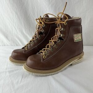 Vintage Weinbrenner The Ultimate, Brown Wading Shoe Gary Borger Felt Men's‎ Sz 7